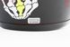 Шлем интеграл, закрытый 830 XS, ЧЁРНЫЙ матовый с салатово-белым рисунком BROKEN FG+7, фото – 6