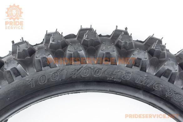 Фото товара &ndash; Шина 100/100-18 шипованная CROSS 9003