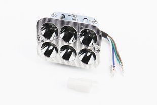 Фото товара &ndash; Фары квадратной внутренняя часть 6-LED, 90*65мм, TUNING
