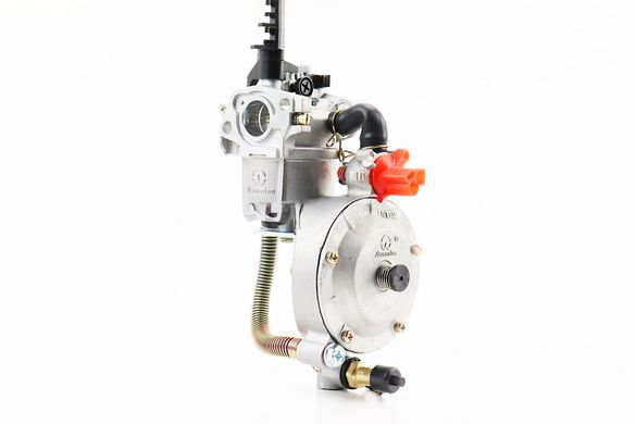 Фото товару – Газовий карбюратор LPG (пропан-бутан) для генераторів 1,6-3кВт (механізм важільний) з перемикачем, Тип 4