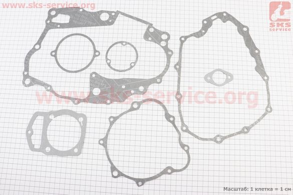 Фото товара – Loncin JL200-68A Прокладки двигателя CBB-200cc-63,5мм, к-кт 7 деталей