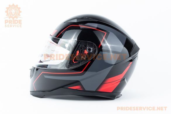 Фото товара &ndash; Шлем интеграл GLX-313 M (57-58см), чёрно-красный