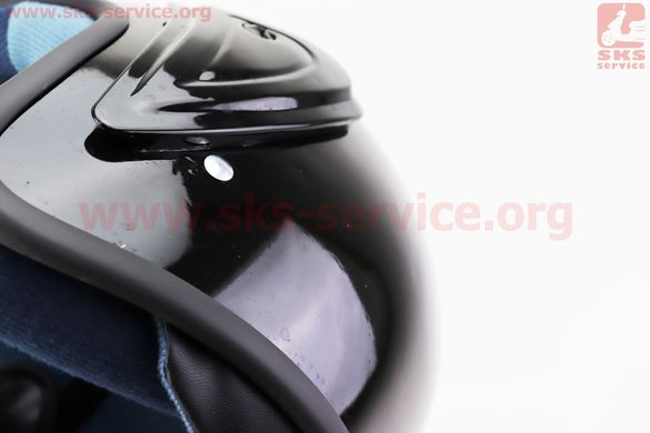 Фото товара – Шлем открытый HK-215, ЧЁРНЫЙ (возможны дефекты покраски)
