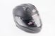 Шлем закрытый с откидным подбородком (сертификации DOT / ECE) + откидные очки SCO-162 М (57-58см), ЧЕРНЫЙ матовый, фото – 1