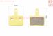 Тормозные колодки Disk-brake (Shimano BR-M416,575,495,486,485,446,445,395,375), жёлтые YL-1001, фото – 2