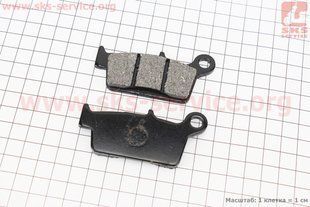 Фото товару &ndash; Гальмівні колодки (дискові) Honda LEAD AF20 / XR 50 / CRM 250; HYOSUNG RX400; SUZUKI DR-Z400 / RM 125 / DR 125; KAWASAKI KLX250 / KX 125 к-кт