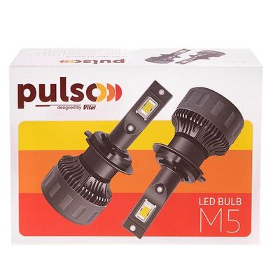Фото товару – Лампи PULSO M5/H4/LED-chips CSP/9-16v/2*70w/16000Lm/6500K