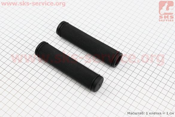 Фото товару – Ручки керма 110мм, чорні VLG-311