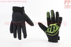 Фото товара – Перчатки L черно-серые, с силиконовыми вставками