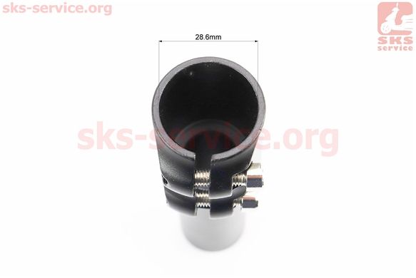 Фото товара – Удлинитель штока вилки 1 1/8” (28.6 мм)х125mm, алюминиевый, чёрный