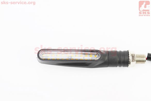 Фото товару – Поворот діодний на гнучкій ніжці LED ТОНКИЙ "секвентальний", 2шт, тип 2