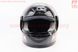 Шлем закрытый 802 - ЧЕРНЫЙ с красно-серым рисунком (возможны царапины, дефекты), фото – 5