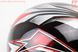 Шолом інтеграл, закритий 802, ЧОРНИЙ глянець з червоно-сірим малюнком (можливі подряпини, дефекти), фото – 6