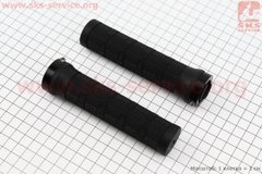 Фото товара – Ручки руля 130мм с зажимом Lock-On, чёрные