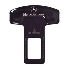 Фото товара – Заглушка ремня безопасности алюминиевая Mercedes (1 шт.)