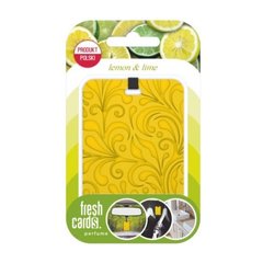 Фото товара – Освежитель воздуха FRESH CARDS Lemon&Lime