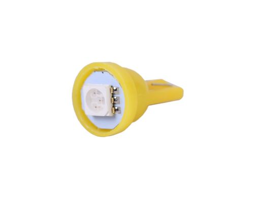 Фото товару – Лампа 1-діодна (габаритів) LED жовтий T10-AM