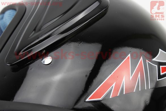 Фото товара – Шлем открытый HK-215 - ЧЕРНЫЙ с рисунком красно-серым (незначительные отличия рисунков, возможны дефекты покраски)