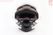 Шлем модуляр, закрытый с откидным подбородком+откидные очки HF-119 M, БЕЛЫЙ глянец с чёрно-серым рисунком Z51, фото – 7