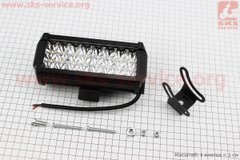 Фото товара – Фара дополнительная светодиодная влагозащитная - 24 LED с креплением, прямоугольная 76*166мм