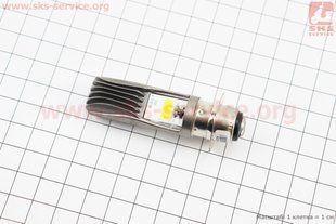 Фото товара &ndash; Лампа фары диодная P15D-25-1 - LED-2 (серая)