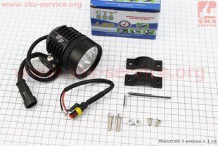 Фото товара &ndash; Фара дополнительная светодиодная влагозащитная - 6 LED с креплением, 60мм