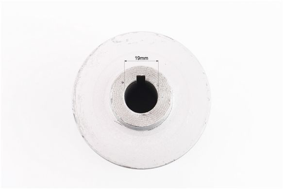 Фото товару &ndash; Шків під колінвал d-19mm (D-85mm, 3-х струмковий, три пази під ремінь SPB, метал) 168F/170F