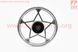 Диск колесный задний литой 18Х1,6 (под резинки) "звезда" СЕРЫЙ (ось 15мм), фото – 4