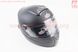 Шлем закрытый (сертификации DOT / ECE) + очки SCO-М61 М (57-58см), ЧЕРНЫЙ матовый, фото – 1