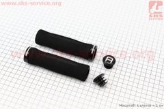 Фото товара – Ручки руля 130мм с зажимом Lock-On, неопреновые, чёрные