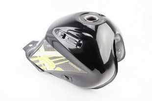 Фото товара &ndash; X-Road Light 200-250 Бак топливный, ЧЕРНЫЙ с желтым рисунком