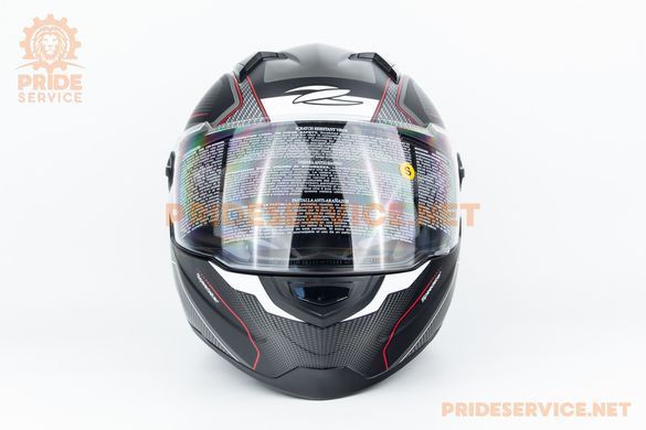 Фото товара &ndash; Шлем интеграл ZS-811 SPEEDSTER S (55см), чёрно-красный мат