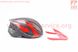 Шлем велосипедный L (59-65 см) съемный козырек, 10 вент. отверстия, системы регулировки по размеру Divider и Run System SRS, черно-красный SBH-4000, фото – 5