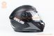 Шлем интеграл ZS-811 SPEEDSTER S (55см), чёрно-красный мат, фото &ndash; 3