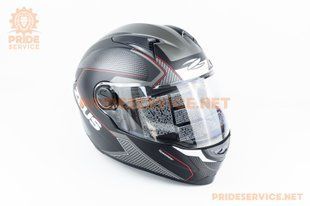 Фото товару &ndash; Шолом інтеграл ZS-811 SPEEDSTER М (57см), чорно-червоний мат