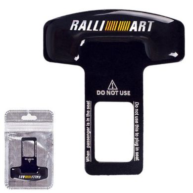 Фото товару – Заглушка ременя безпеки алюмінієва Rally ART (1 шт.)