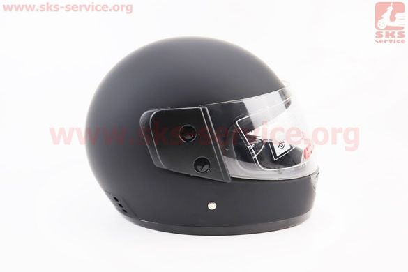 Фото товара – Шлем закрытый 825-2 S- ЧЕРНЫЙ матовый (возможны царапины, дефекты покраски)