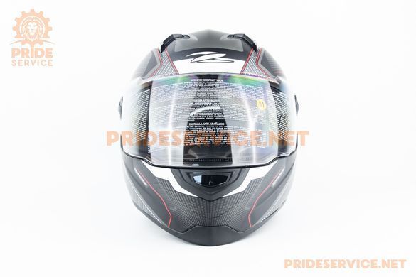 Фото товара &ndash; Шлем интеграл ZS-811 SPEEDSTER М (57см), чёрно-красный мат