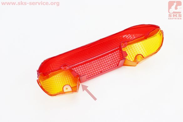 Фото товара – УЦЕНКА Honda DIO AF-27/28 "стекло"- стопа, красное + поворотов, желтые к-кт 3шт (см. фото)