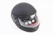 Шлем закрытый 825-2 S- ЧЕРНЫЙ матовый (возможны царапины, дефекты покраски), фото – 1