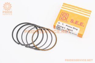Фото товара &ndash; Кольца поршневые СВ125cc 56,5мм STD (толщина-1,1мм), жёлтая коробка