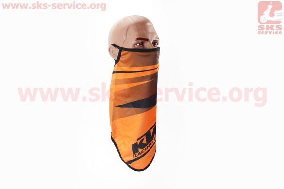 Фото товара – Маска лица пылезащитная "KTM", с оранжевым рисунком, GE-108