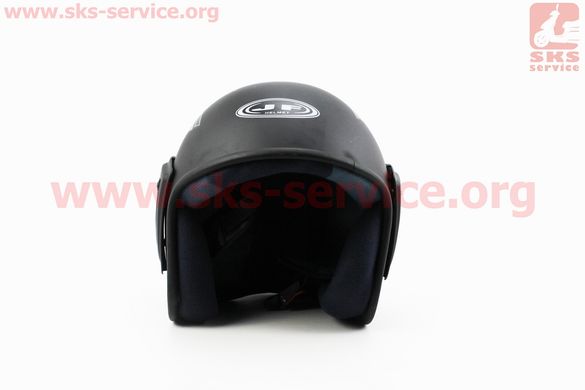 Фото товара – Шлем открытый HK-215 - ЧЕРНЫЙ матовый (незначительные отличия рисунков, возможны дефекты покраски)