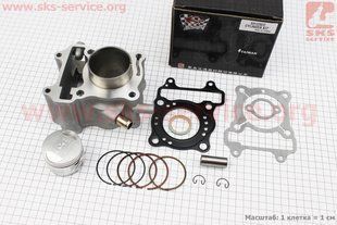 Фото товару &ndash; Циліндр к-кт (ЦПГ) Honda SH125 125cc-52,4мм (палець 14мм) чорна коробка,