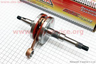 Фото товару &ndash; Колінвал Honda DIO AF27 / 28, повнощокий