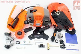 Фото товару &ndash; Тример (мотокоса) HUSQVARNA 552R - 2,5кВт (шпуля-1шт+ніж 40Т-1шт, труба D-26mm x 9T)