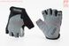 Перчатки без пальців XS з гелевими вставками під долоню, чорно-сірі SBG-1457, фото – 2