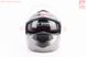 Шлем модуляр, закрытый с откидным подбородком+откидные очки BLD-159 L (59-60см), СЕРЫЙ глянец, фото – 6