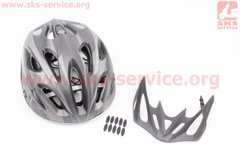 Фото товара – Шлем велосипедный L (59-65 см) съемный козырек, 18 вент. отверстия, системы регулировки по размеру Divider и Run System SRS, черный матовый SBH-5900