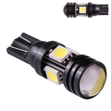 Фото товара – Лампа PULSO/габаритная/LED T10/4SMD-5050/12v/1.5w/72lm White with lens
